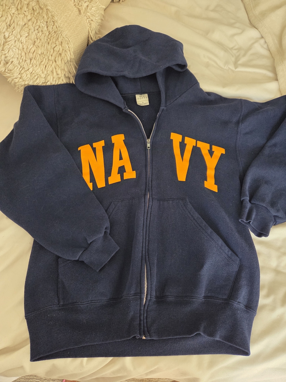Soffe Navy Zip-Up NAVY Hoodie